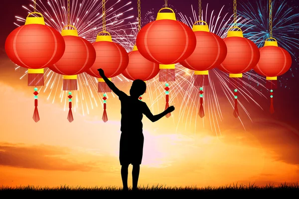 Κινέζικο νέο έτος — Φωτογραφία Αρχείου