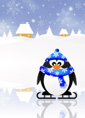 Penguenler buz pateni