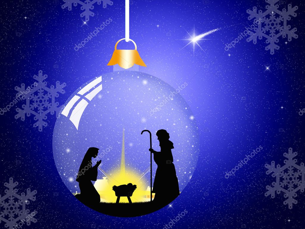 Christmas Nativity scene — Stock Photo © adrenalina 33196009