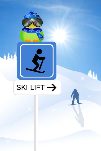 Skilift — Foto Stock