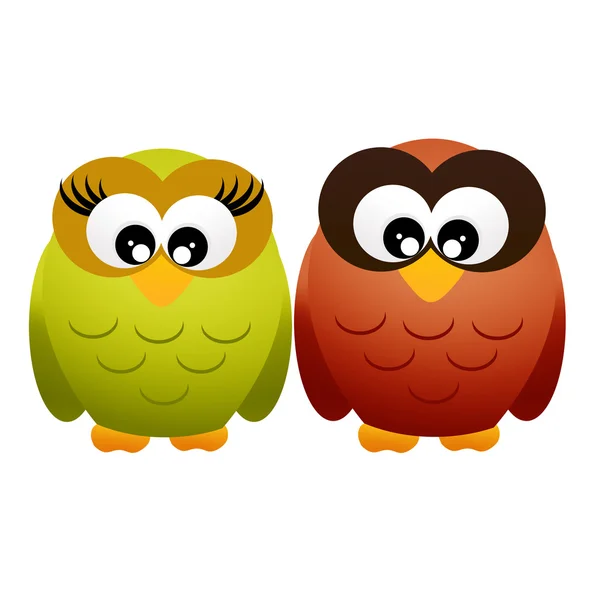 Owls icon — Stock Photo, Image