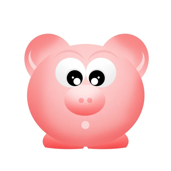 豚のアイコン — ストック写真