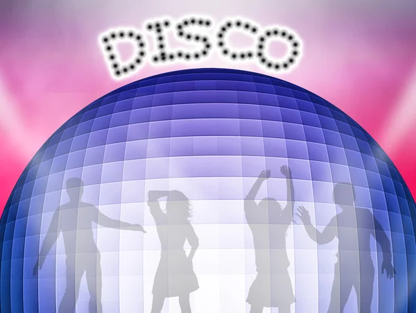 Disco Party Przewodniczący — Zdjęcie stockowe