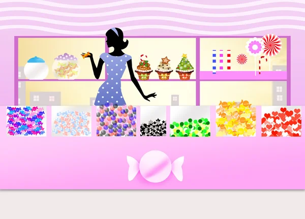 Tienda de dulces — Foto de Stock