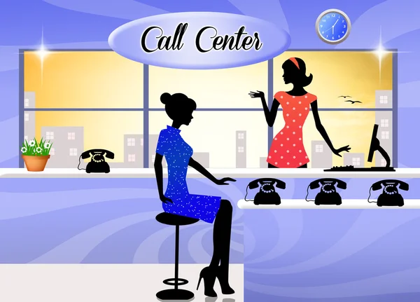 Call center — Stock Photo, Image