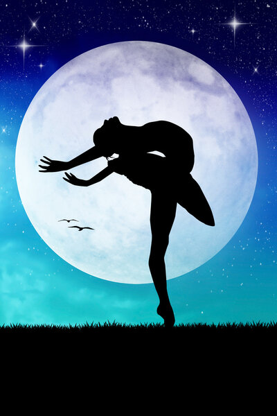 Dancer in the moonlight