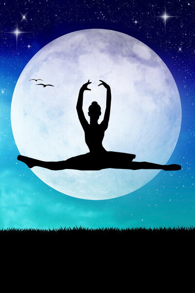 Dancer in the moonlight