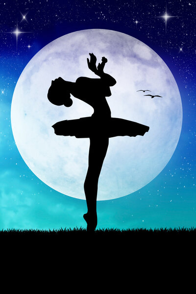 Dancer in the moonlight