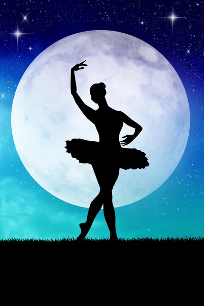 Dancing in the moonlight — Stock Photo, Image