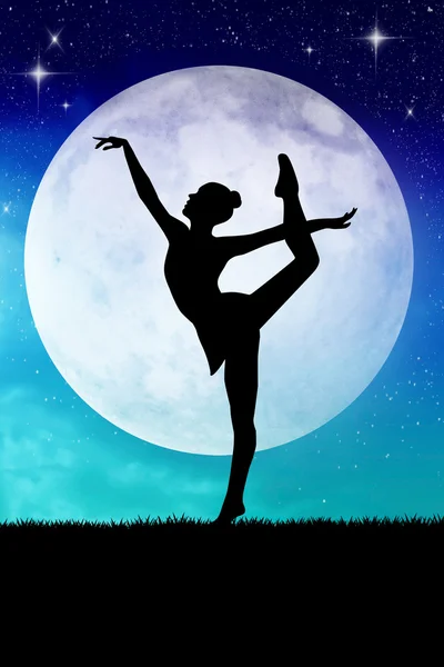 Dancing in the moonlight — Stock Photo, Image