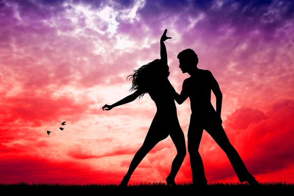 Couple dancing — Stock Photo, Image