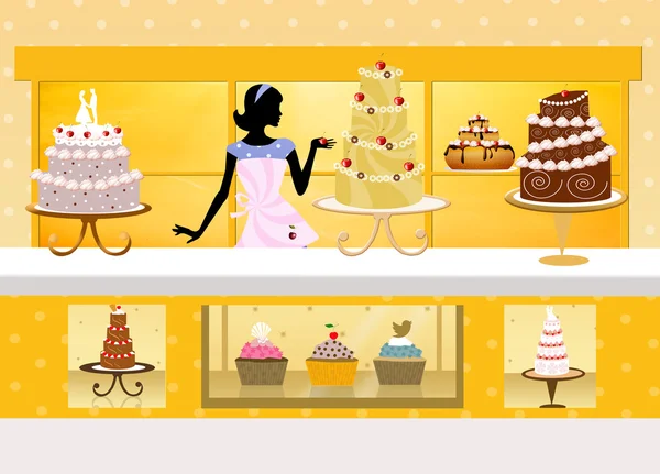 Cake shop — Stock Photo, Image