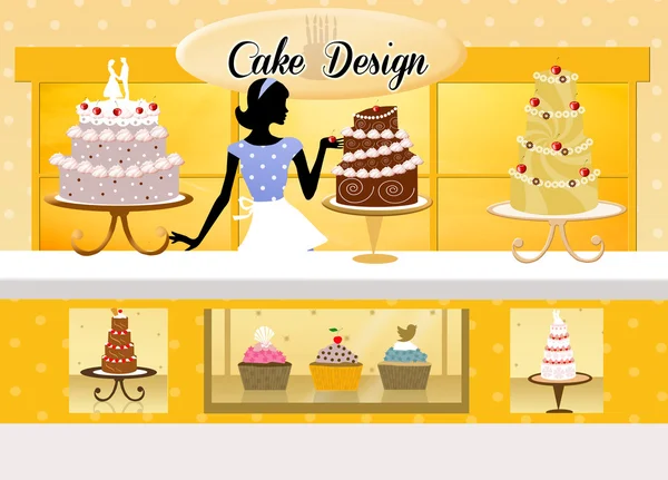 Cake shop — Stock Photo, Image
