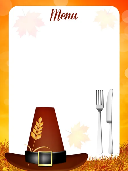 Menu de Thanksgiving — Photo