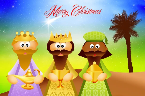 Tres Reyes Magos — Foto de Stock