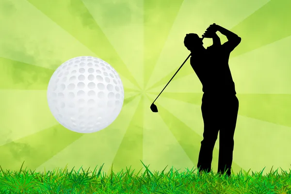 Illustration av golf — Stockfoto