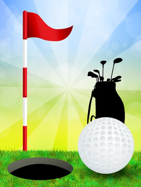 Golf Ekipmanları — Stok fotoğraf