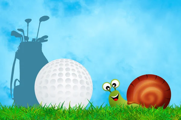 Illustration av golf — Stockfoto