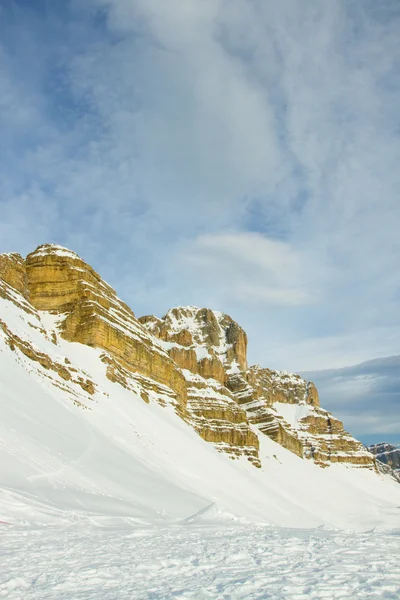 Dolomitas no inverno Imagem De Stock