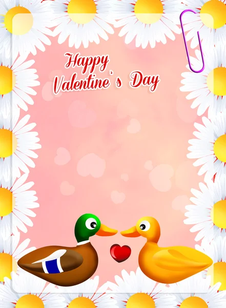 Valentines postcard — Stock Photo, Image