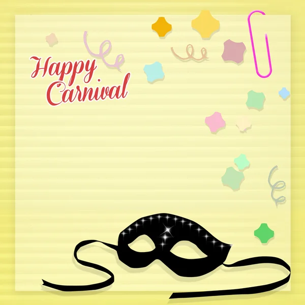 Carnival card — Stock Photo, Image