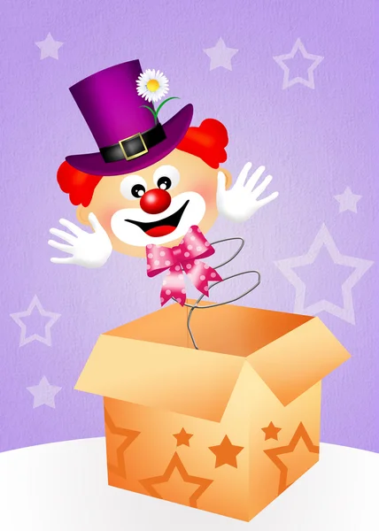 Clown surprise — Stock Photo, Image