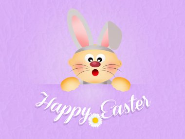 Bebek tavşan maskesi