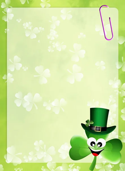 St.Patrick na den rám — Stock fotografie