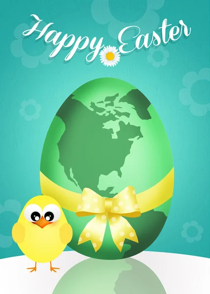 Egg-shaped world — Stock Photo, Image