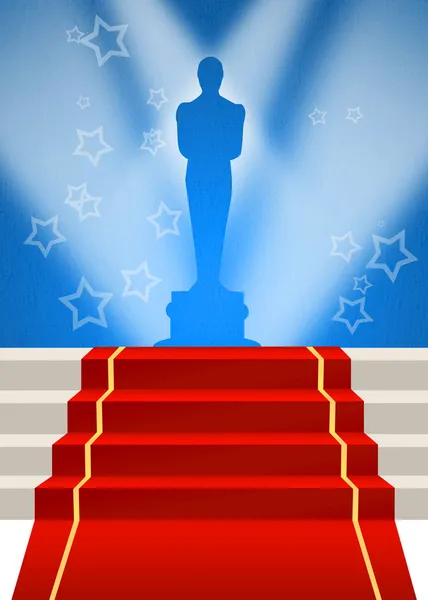 Tapete vermelho Oscar — Fotografia de Stock