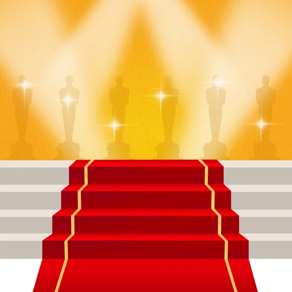 Red carpet — Stock Photo, Image