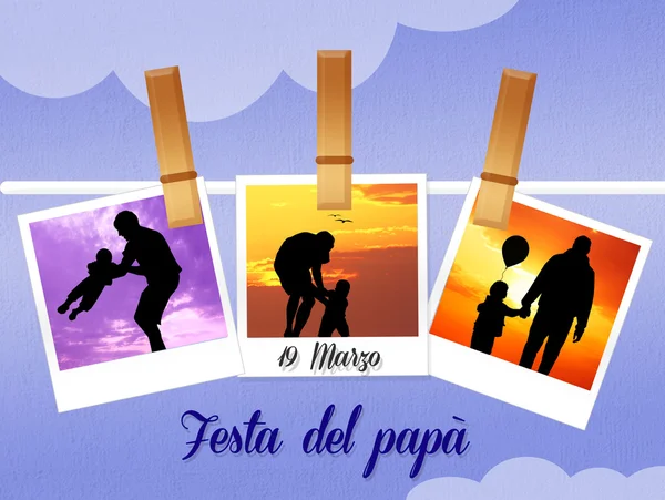 Buona festa del papà — Foto Stock