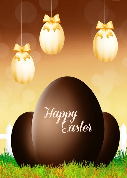 Easter chocolate eggs — Stock Photo, Image