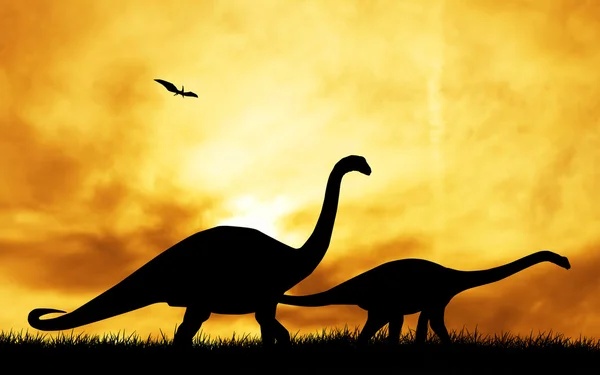 Dinosauro preistorico — Foto Stock