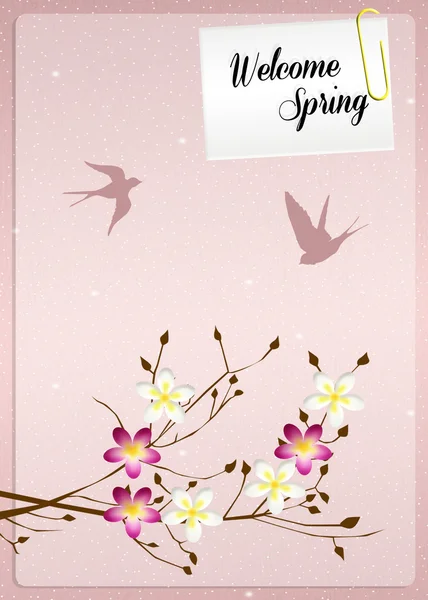 환영 받은 봄 — 스톡 사진