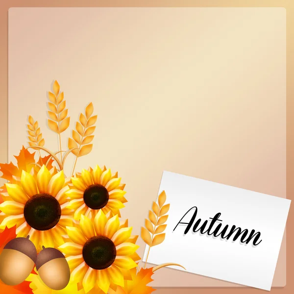 Autumn frame — Stock Photo, Image