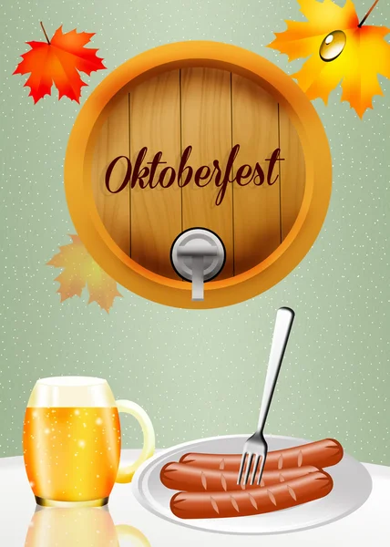 Oktoberfest pivo — Stock fotografie