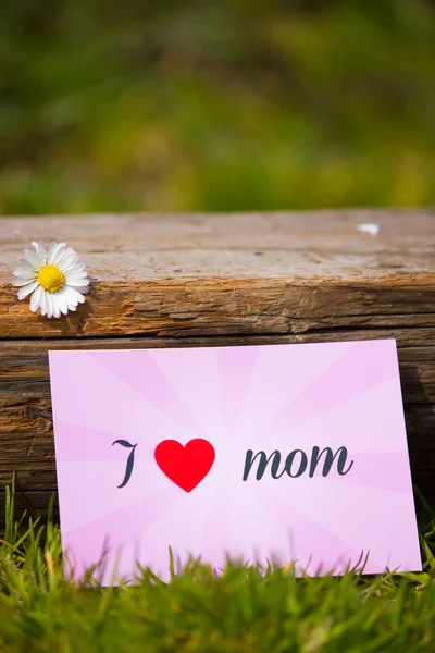 I love you mom — Stock Photo, Image