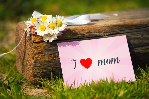 I love you mom — Stock Photo, Image