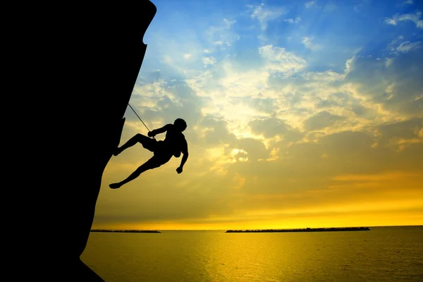 Free climbing — Stock Photo, Image