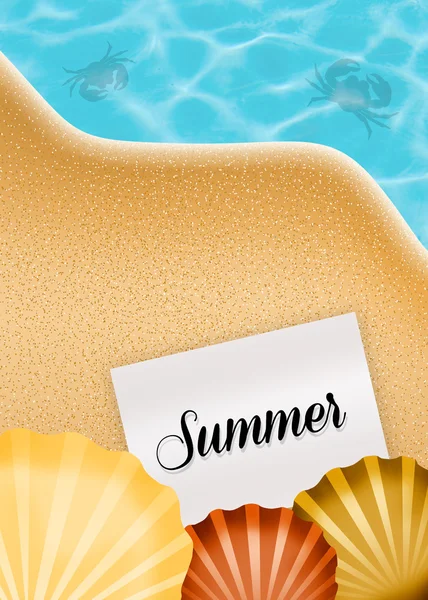 Cartão postal de verão — Fotografia de Stock