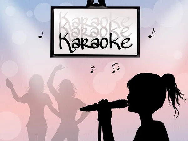 Karaoke — Stockfoto