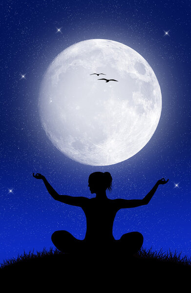 Медитация в лунном свете
