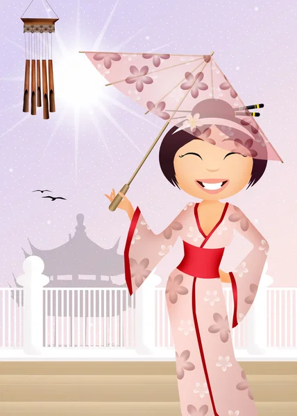 Geisha — Stockfoto