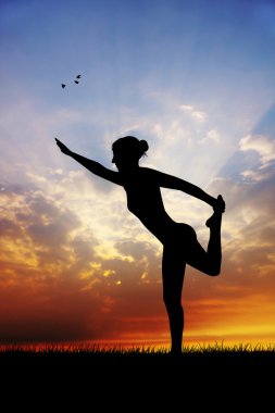 gün batımında germe