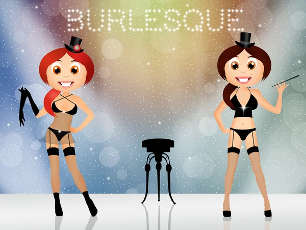 Burlesque-Show — Stockfoto