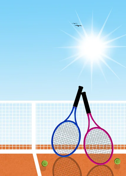 网球拍 — 图库照片