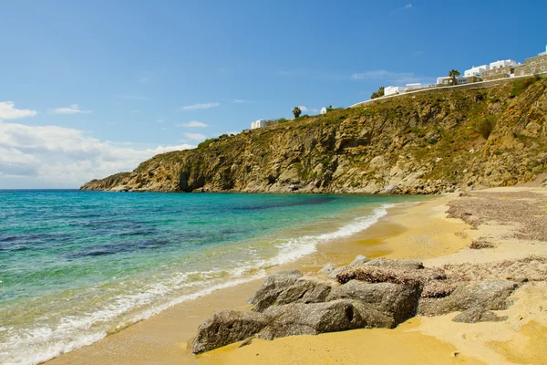 Mykonos beach — Stockfoto