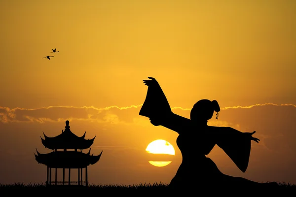 Japanese dance — Stock Photo, Image