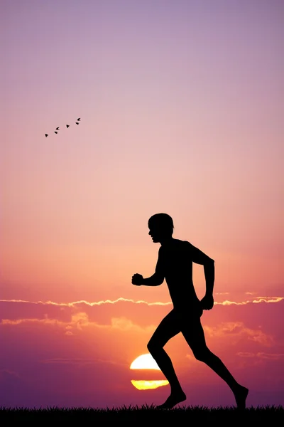 Man running — Stock Photo, Image